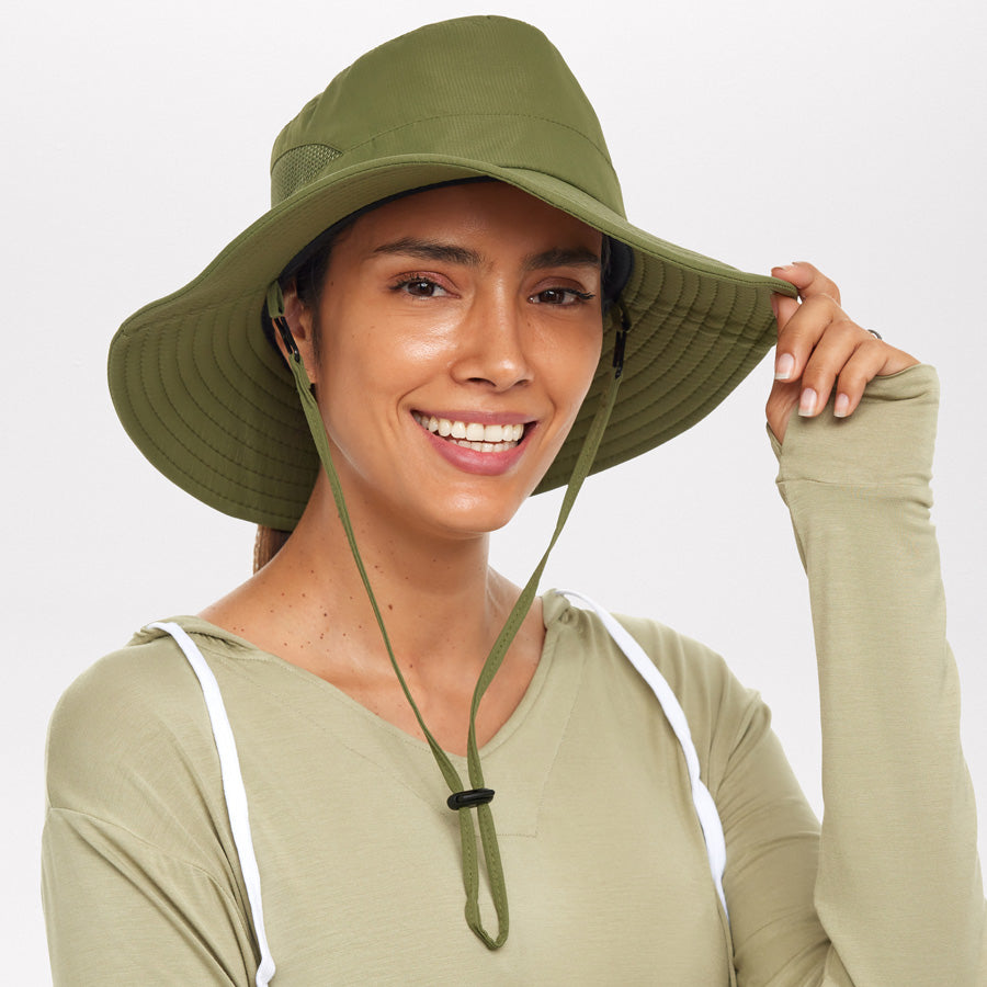 Zukuco Women Sun Hat Outdoor Summer UV Protection Wide Brim